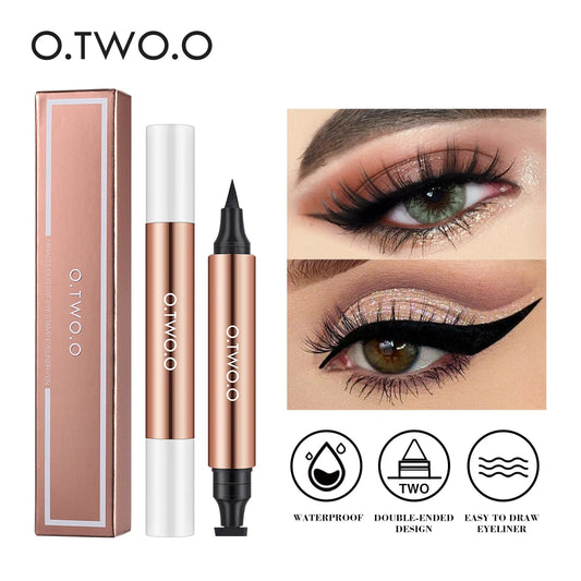 2 in 1 Black Liquid EyelinerΒ -Β Glowcella