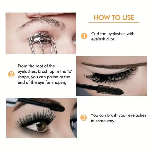 4D Silk Fiber Eye Lash MascaraΒ -Β Glowcella