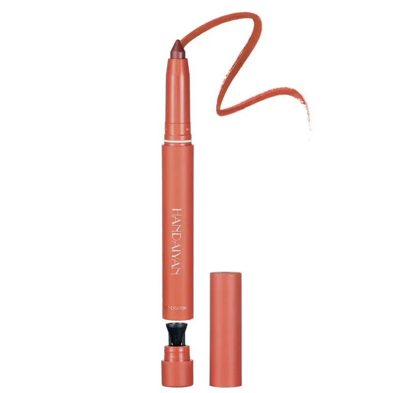 2 in 1 Matte Nude Lipstick & Lip LinerΒ -Β Glowcella