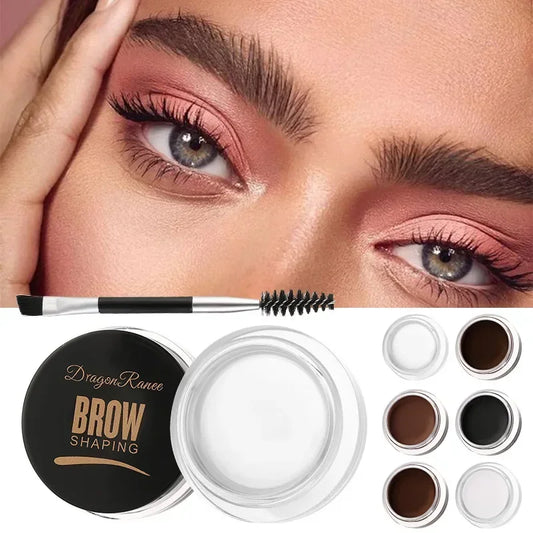 Eyebrow Dye Gel Makeup With BrushΒ -Β Glowcella