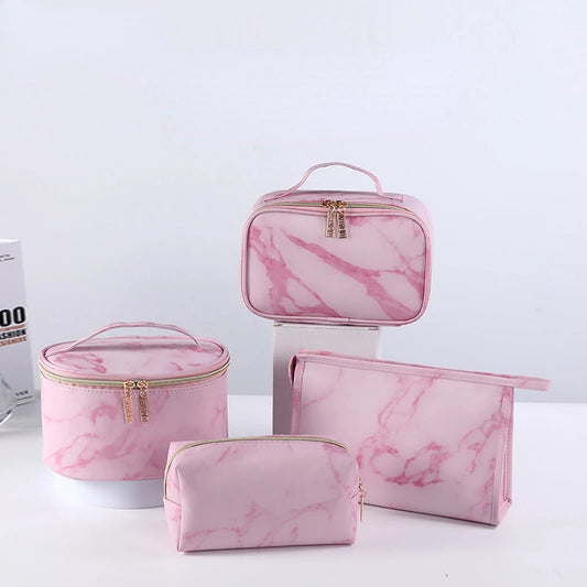 Marble Cosmetic BagΒ -Β Glowcella