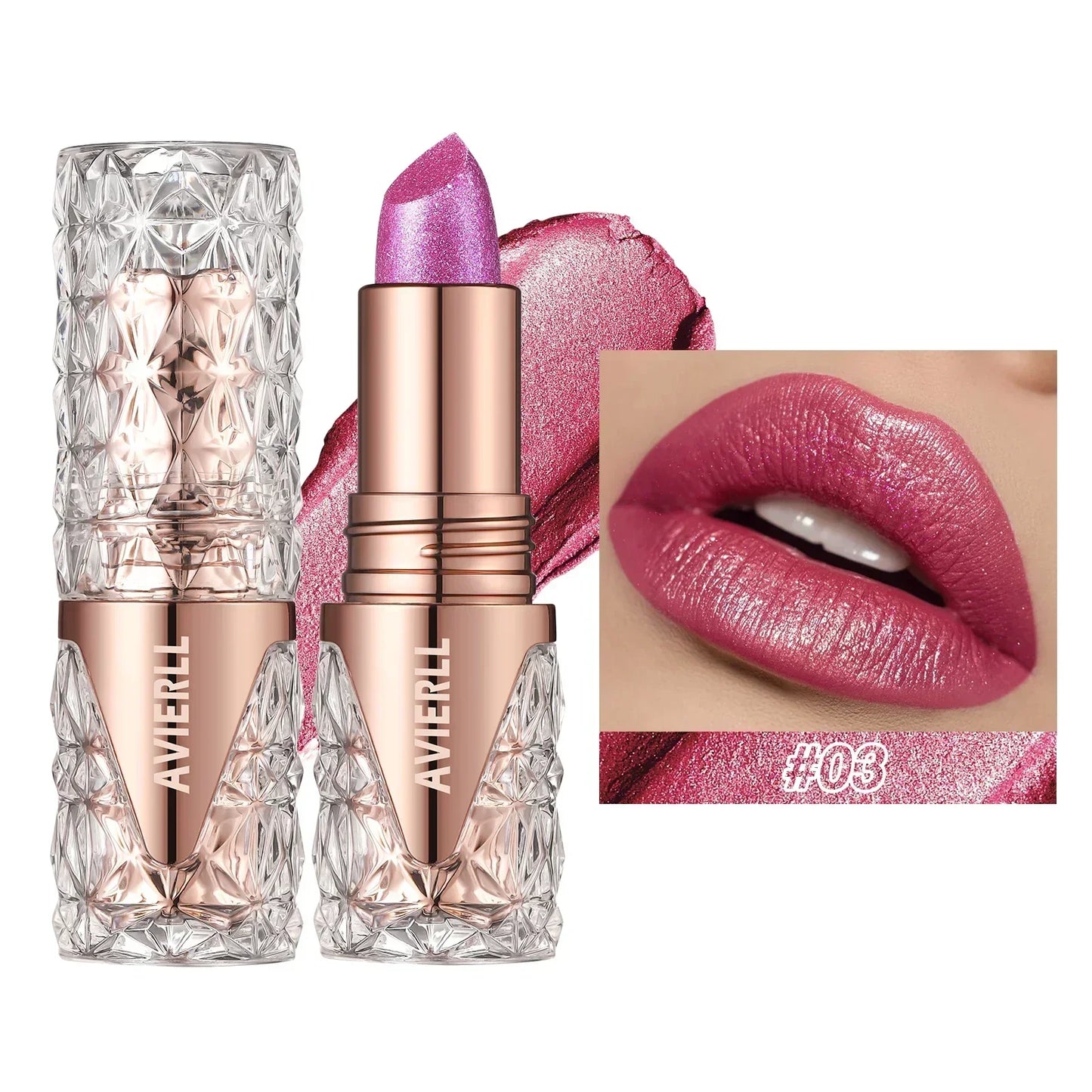 Metallic Finish LipstickΒ -Β Glowcella