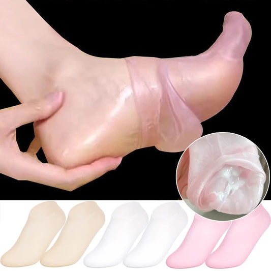 Silicone Moisturizing Foot SocksΒ -Β Glowcella