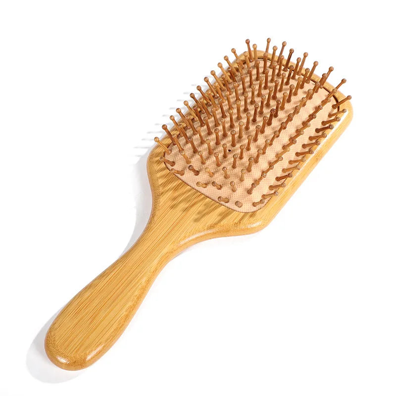 Bamboo Hair BrushΒ -Β Glowcella