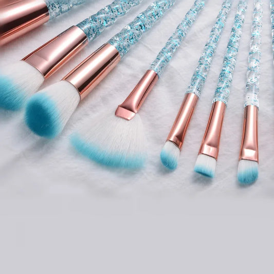 10 Pcs Unicorn Make Up BrushΒ -Β Glowcella