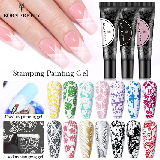 Nail Stamping Gel PolishΒ -Β Glowcella