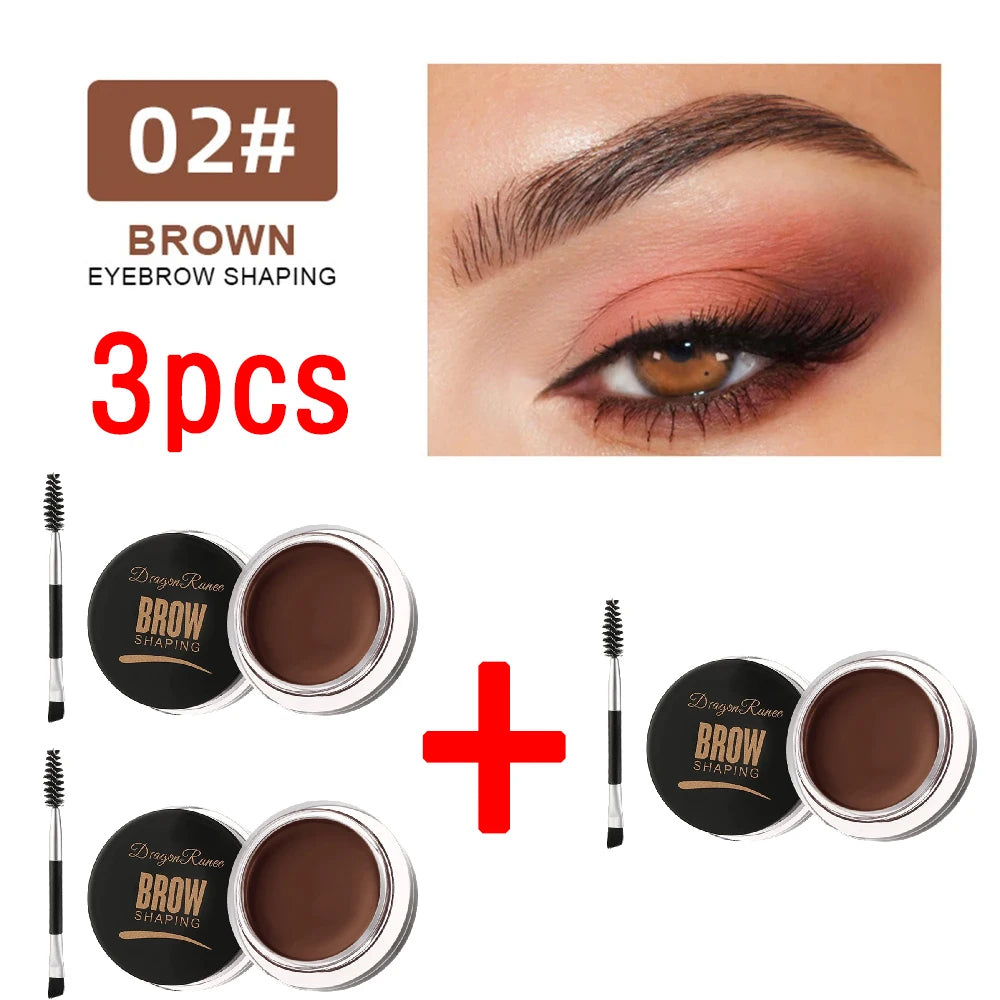 Waterproof 3D Natural Brow Gel WaxΒ -Β Glowcella