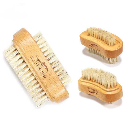 Double-Sided Natural Bristles Scrubbing BrushΒ -Β Glowcella