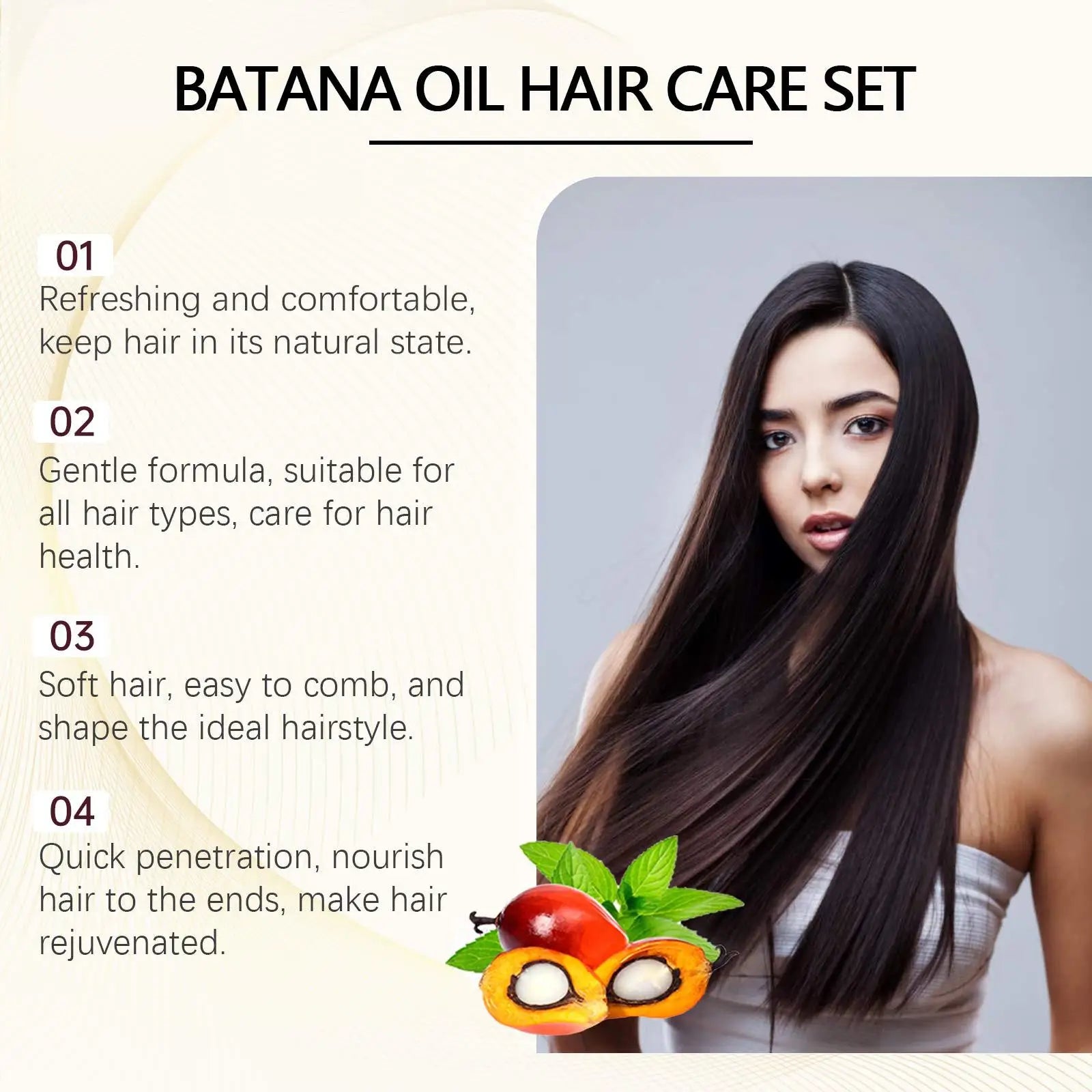 Batana Oil Hair Care Set for Repair -  Glowcella