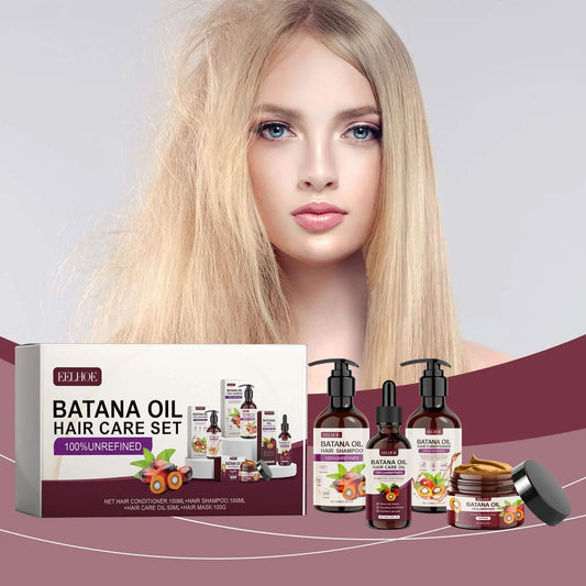 Batana Oil Hair Care Set for Repair -  Glowcella