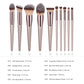 Champagne Makeup Brushes Set -  Glowcella