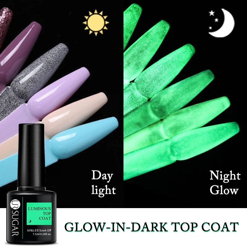 SUGAR Reflective Glitter Nail Gel -  Glowcella