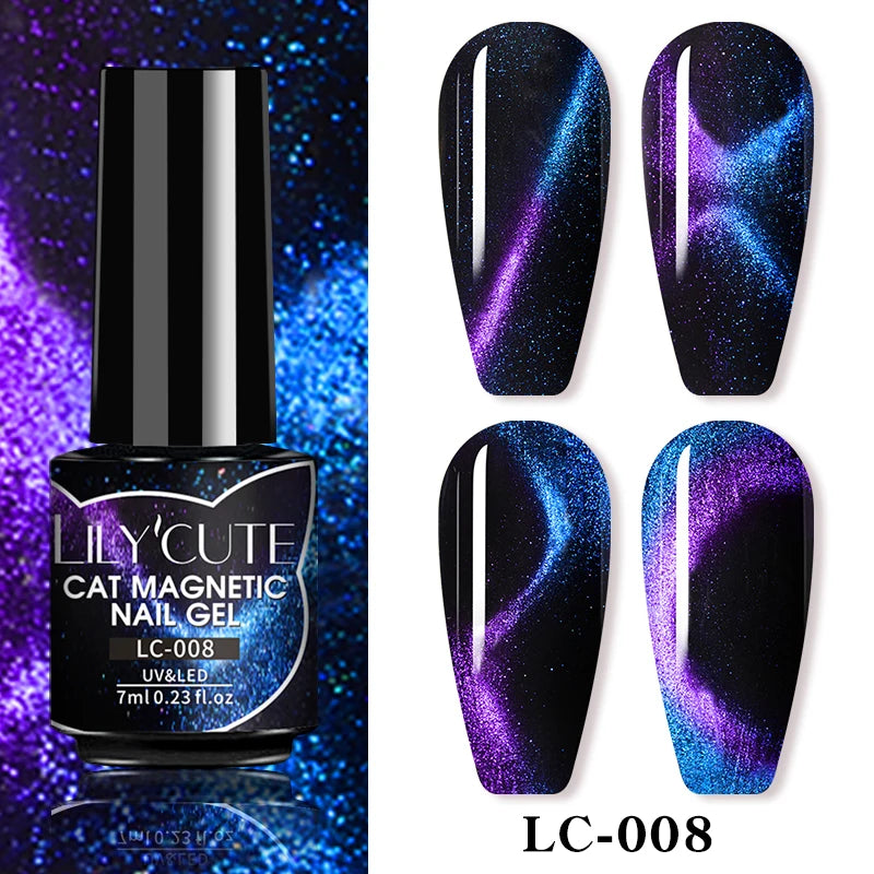 Cat Magnetic Gel Nail Polish -  Glowcella