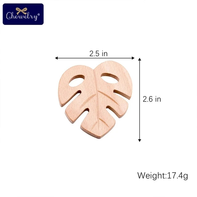 Baby Natural Wood Teething Toy -  Glowcella