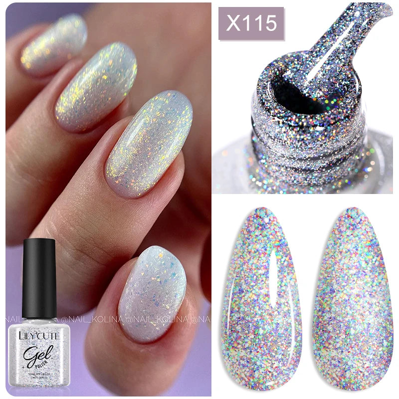 Glitter Gel Liner Nail Polish -  Glowcella