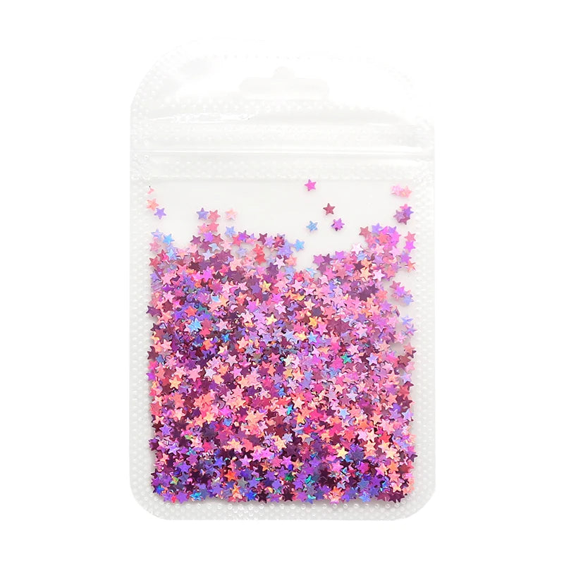 Holographic Nail Sequins Paillette -  Glowcella