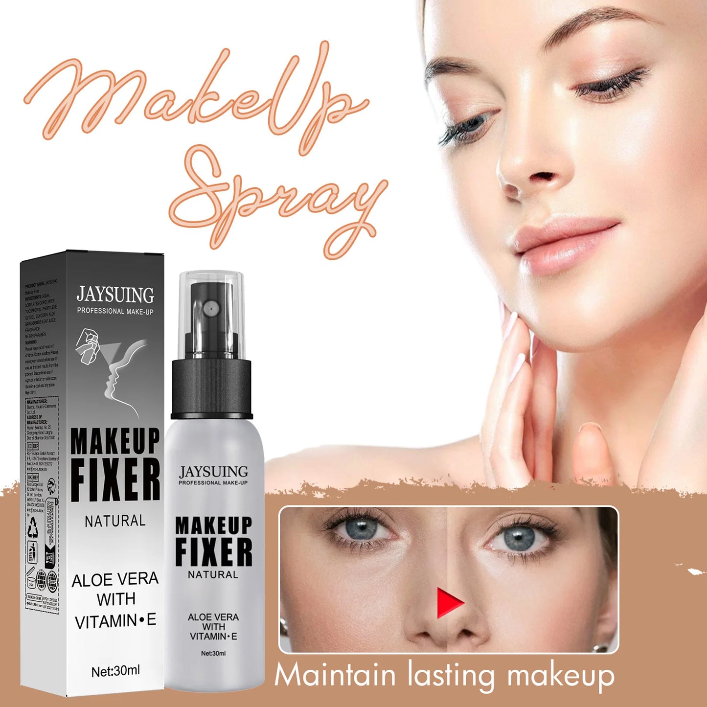 Matte Finishing Makeup Setting Spray -  Glowcella
