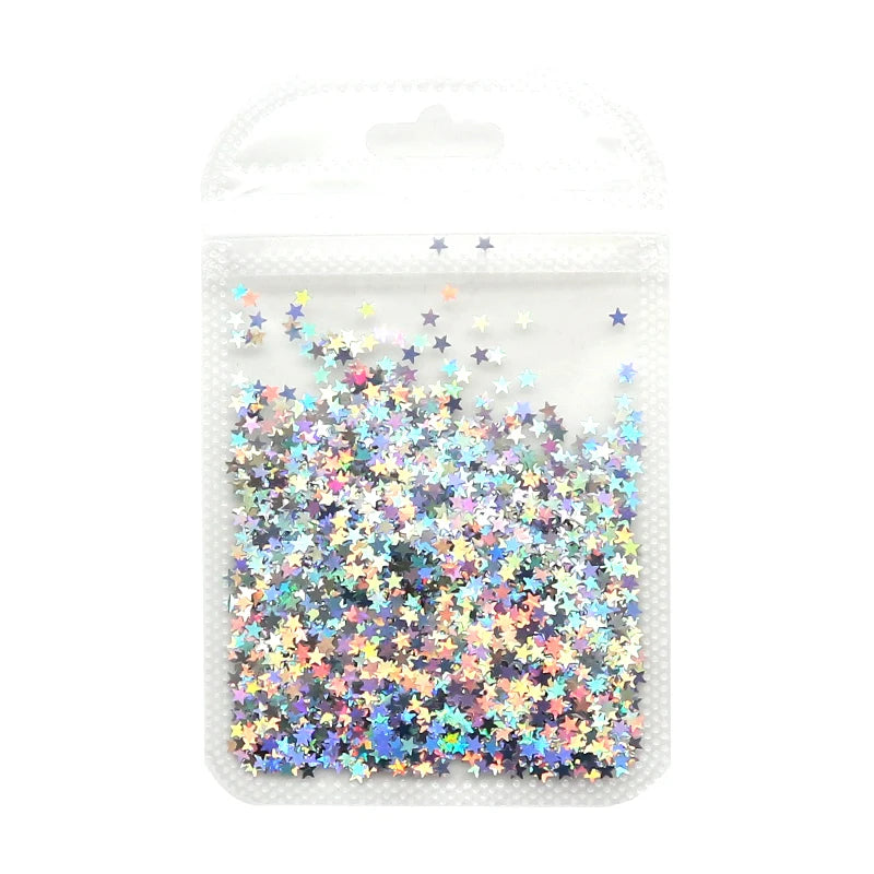 Holographic Nail Sequins Paillette -  Glowcella
