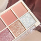 Rose Pink Color Eyeshadow Palette -  Glowcella