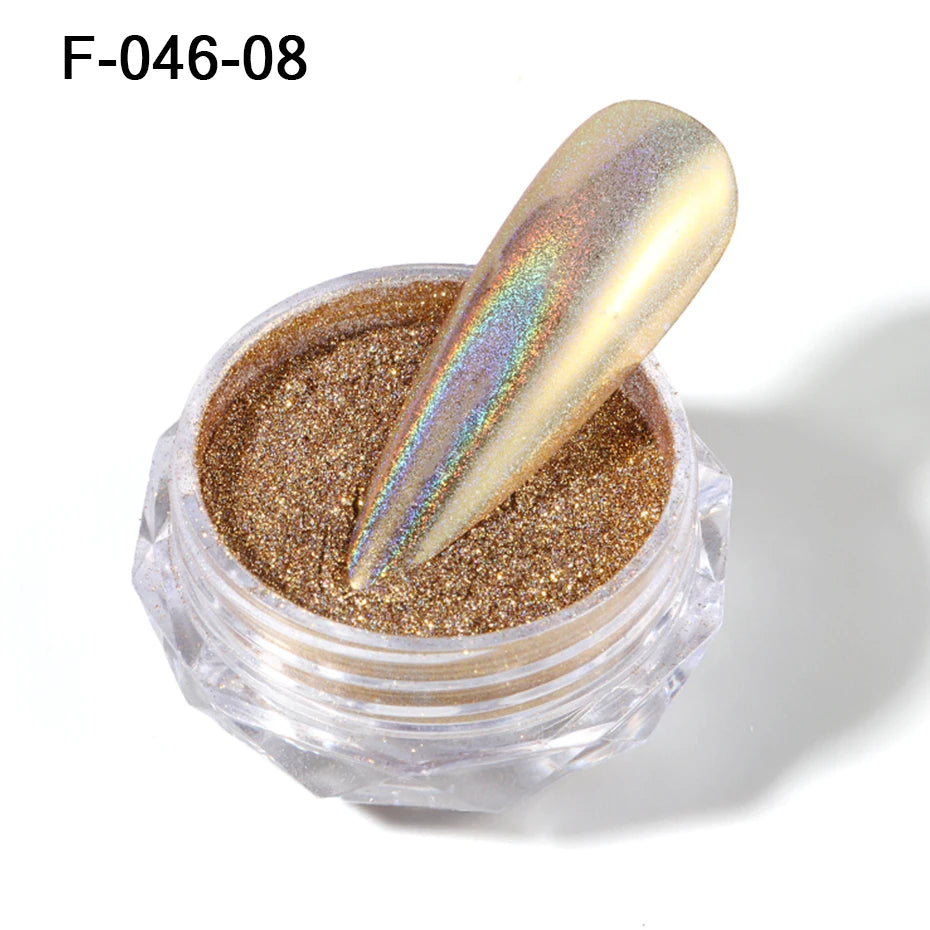 Moonlight Silver Cat Eye Nail Powder -  Glowcella