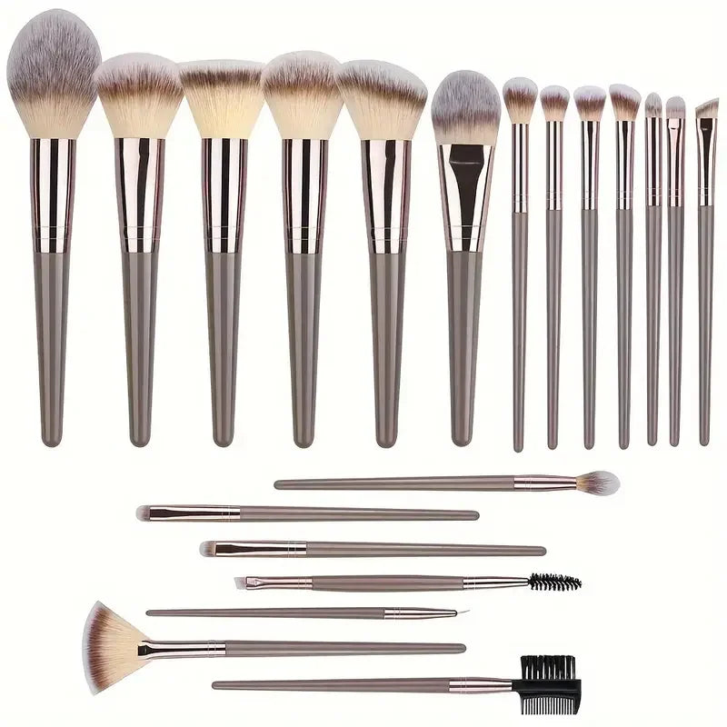 Complete Professional Make Up Brush Set -  Glowcella