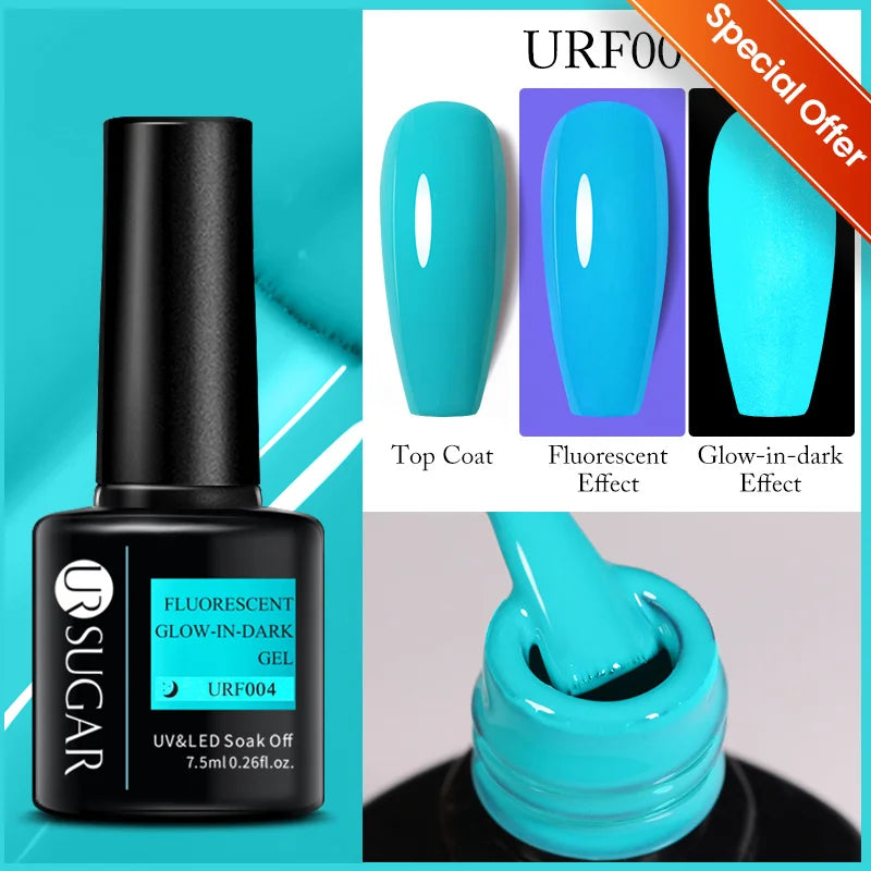 SUGAR Reflective Glitter Nail Gel -  Glowcella