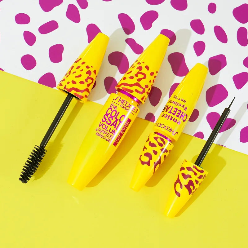 Ultra-Fine 4D Silk Fiber Waterproof Curling Mascara -  Glowcella