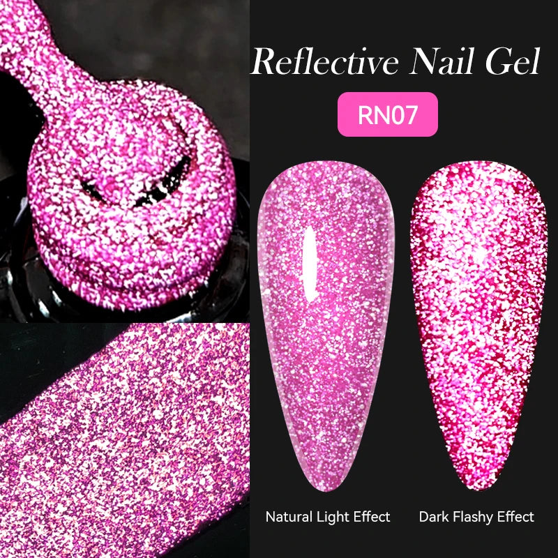 Glitter Gel Liner Nail Polish -  Glowcella
