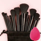 NEW 13PCS Makeup Brush Set Soft Fluffy Eye Shadow Foundation Blush Highlighter Concealer Brush Female Beauty Tool Christmas gift -  Glowcella