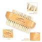 Double-Sided Natural Bristles Scrubbing Brush -  Glowcella