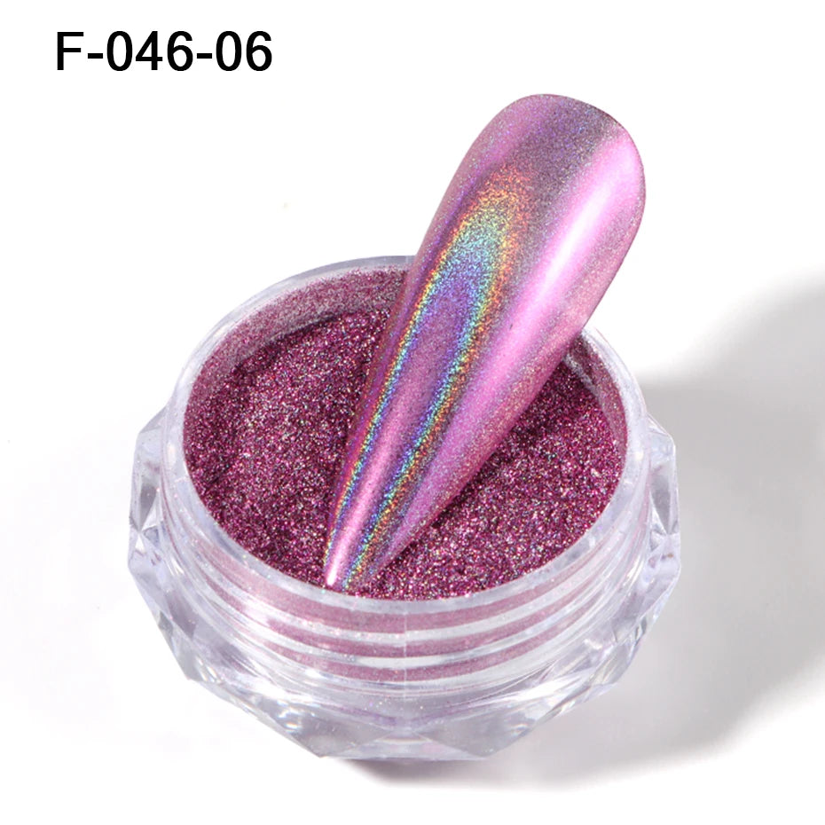 Moonlight Silver Cat Eye Nail Powder -  Glowcella