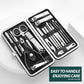 Professional Stainless Steel Pedicure Set -  Glowcella