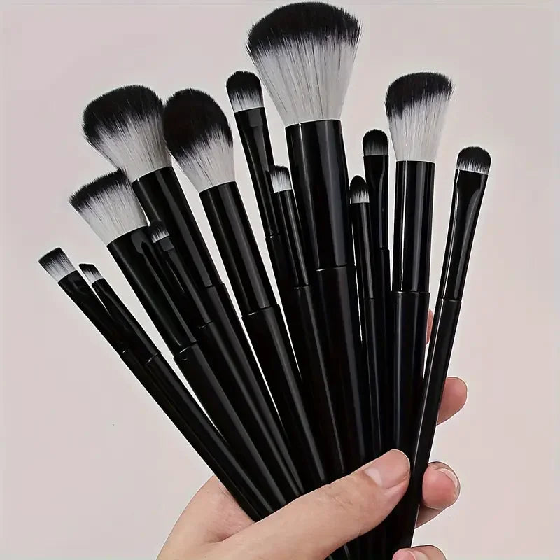 NEW 13PCS Makeup Brush Set Soft Fluffy Eye Shadow Foundation Blush Highlighter Concealer Brush Female Beauty Tool Christmas gift -  Glowcella