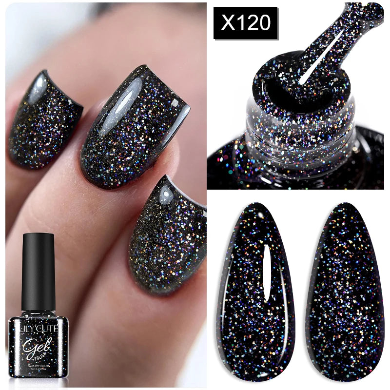 Glitter Gel Liner Nail Polish -  Glowcella