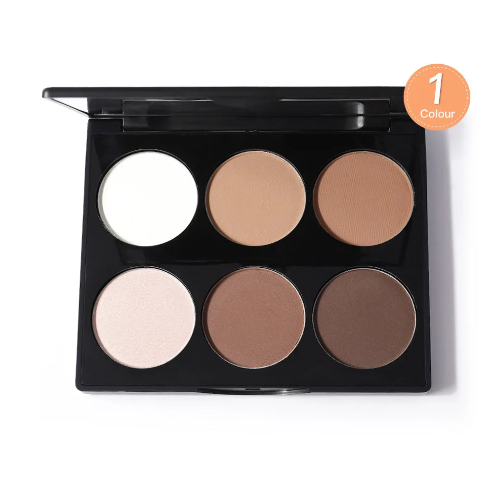 Coffee Colour Contour Palette -  Glowcella