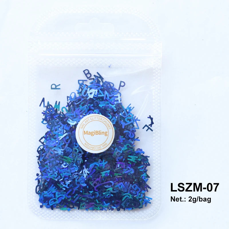 Holographic Nail Sequins Paillette -  Glowcella