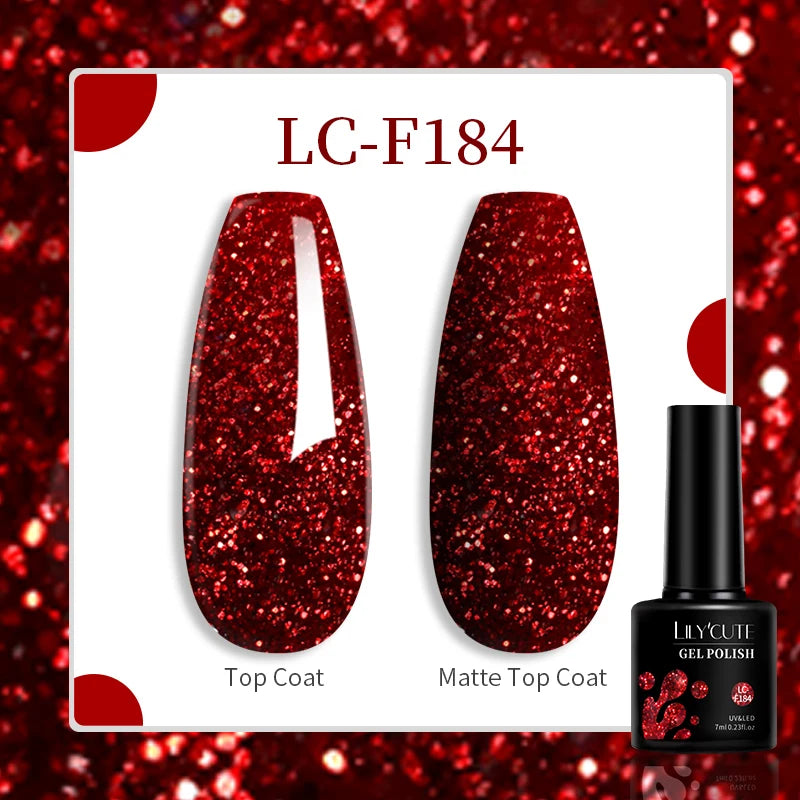 Red Series Nail Gel Polish -  Glowcella