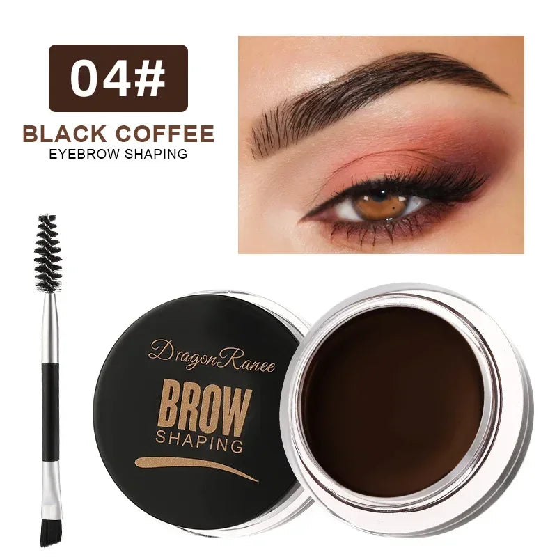 Eyebrow Dye Gel Makeup With Brush -  Glowcella