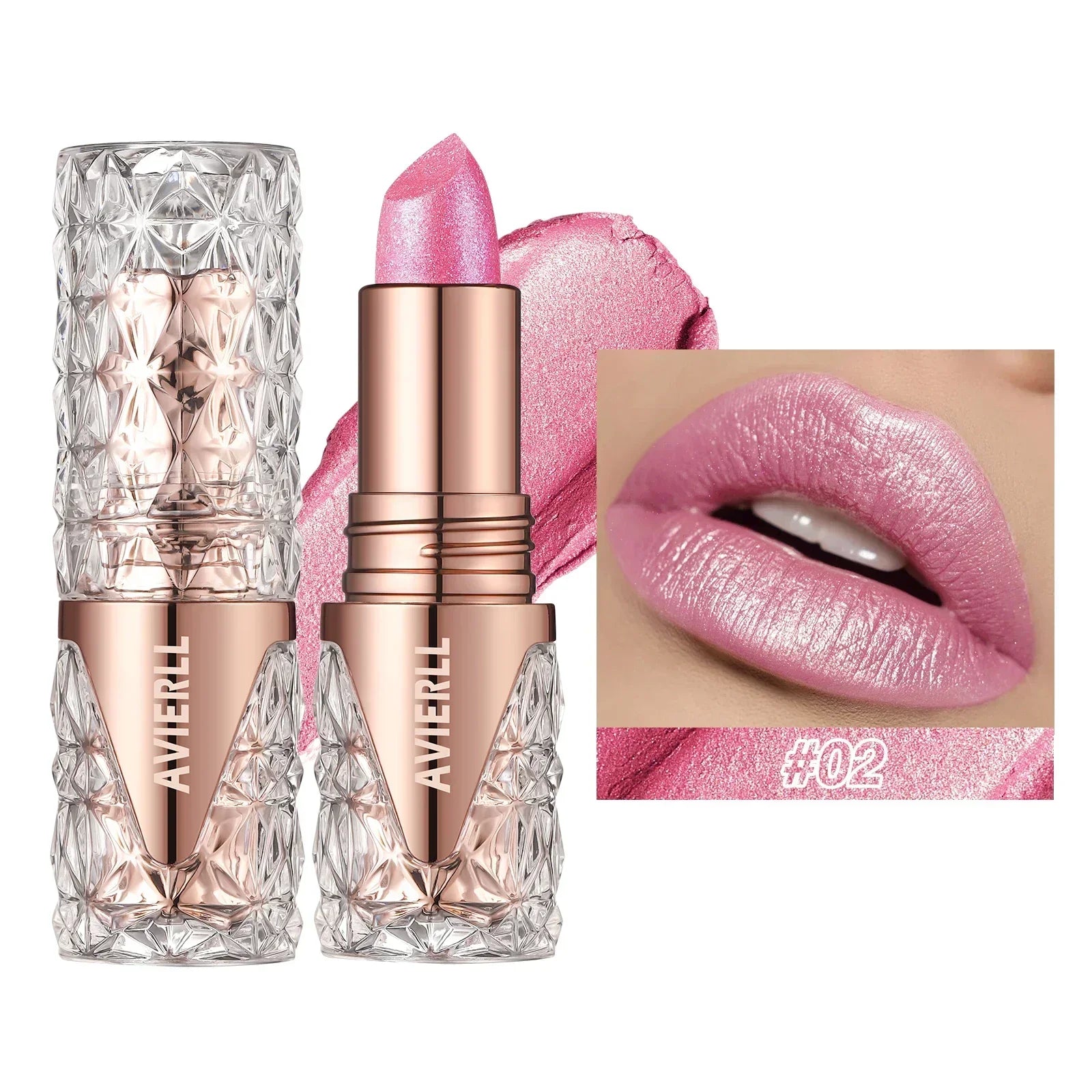 Metallic Finish Lipstick -  Glowcella