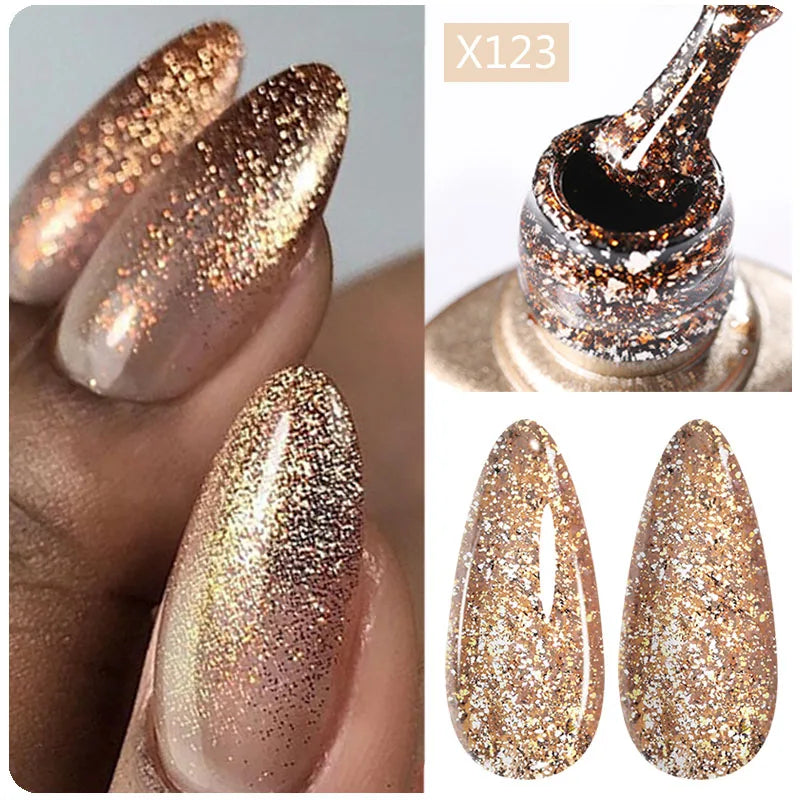 Glitter Gel Liner Nail Polish -  Glowcella