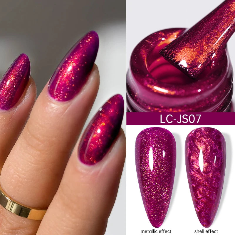 Reflective Metallic Gel Nail Polish -  Glowcella