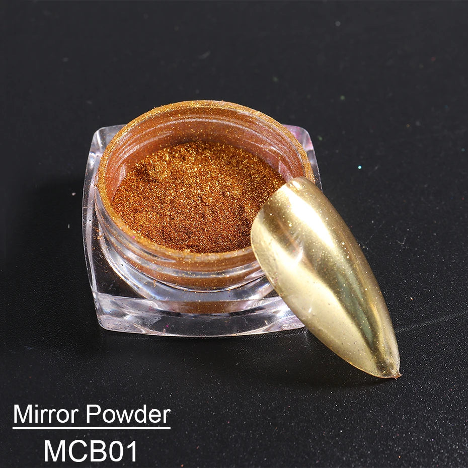 Moonlight Silver Cat Eye Nail Powder -  Glowcella