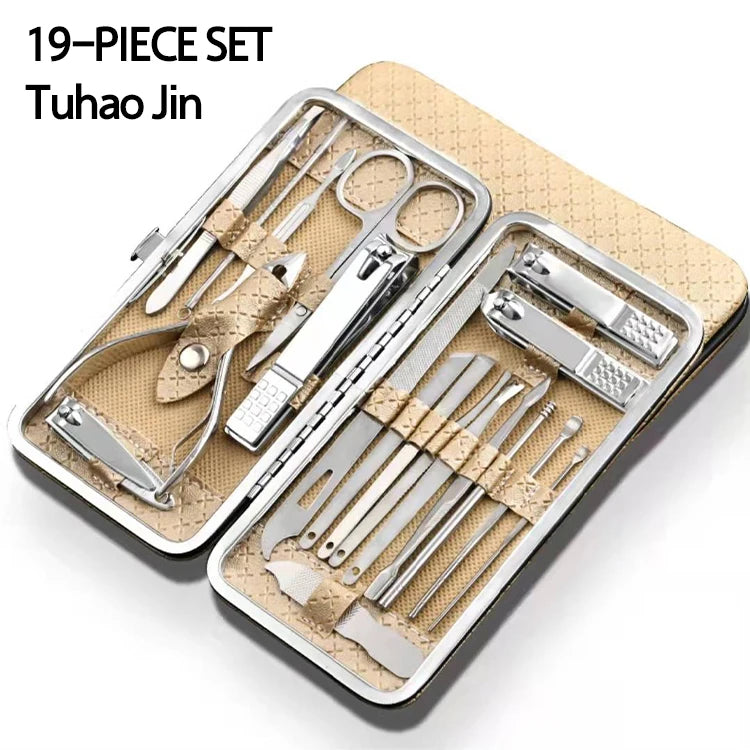 Professional Stainless Steel Pedicure Set -  Glowcella