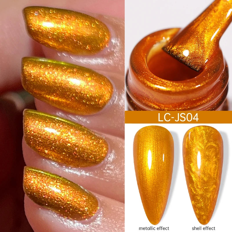 Reflective Metallic Gel Nail Polish -  Glowcella