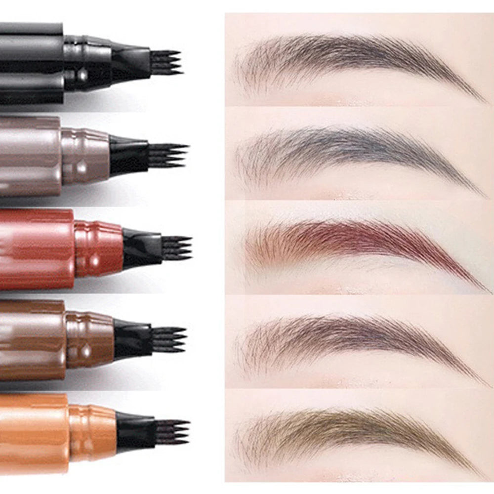 5 Colors Eyebrow Pen Waterproof -  Glowcella