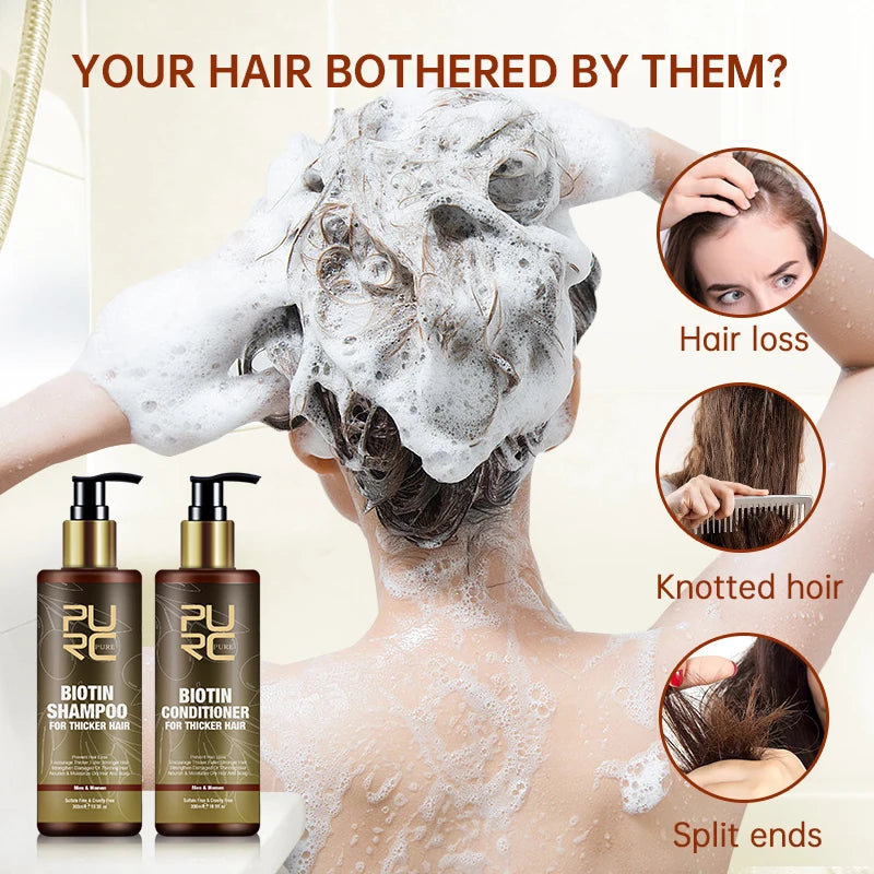 Biotin Anti Hair Loss Shampoo -  Glowcella