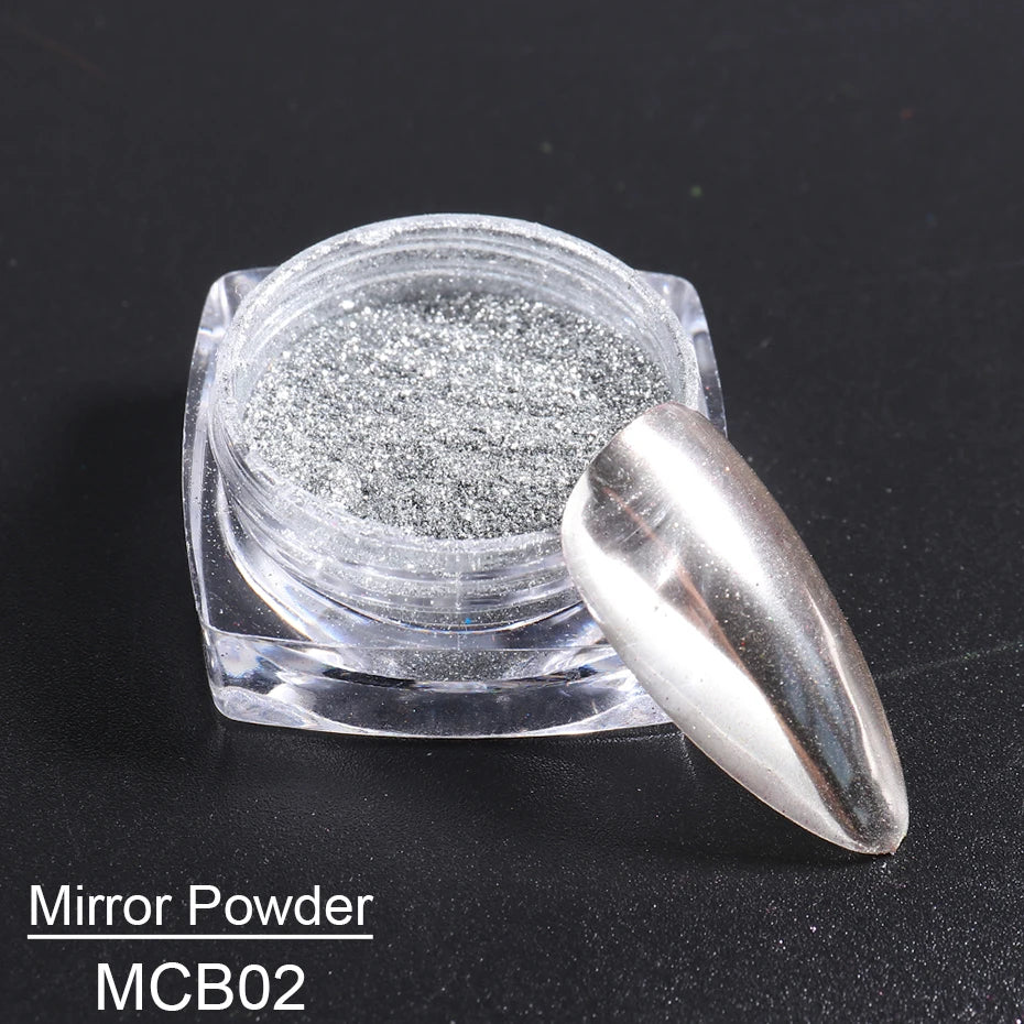 Moonlight Silver Cat Eye Nail Powder -  Glowcella