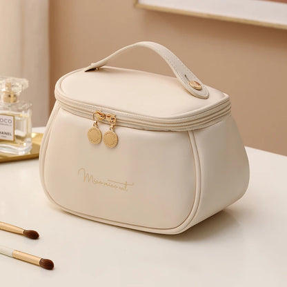 PU Leather Waterproof Cosmetic Bag -  Glowcella