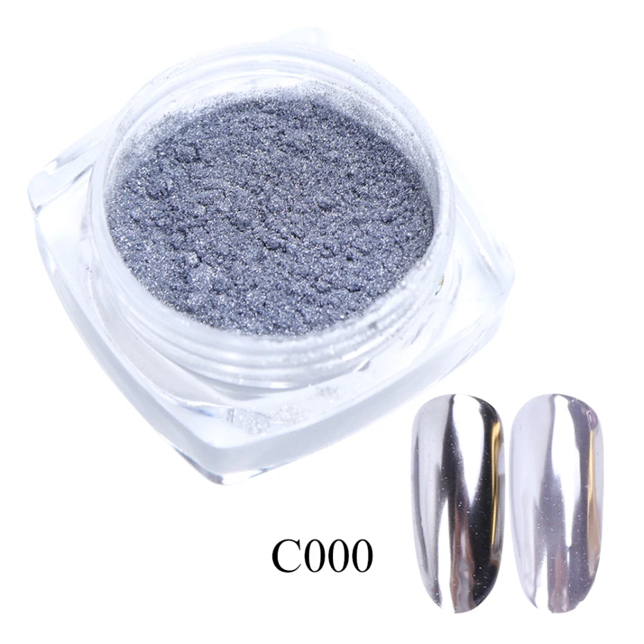 Moonlight Silver Cat Eye Nail Powder -  Glowcella