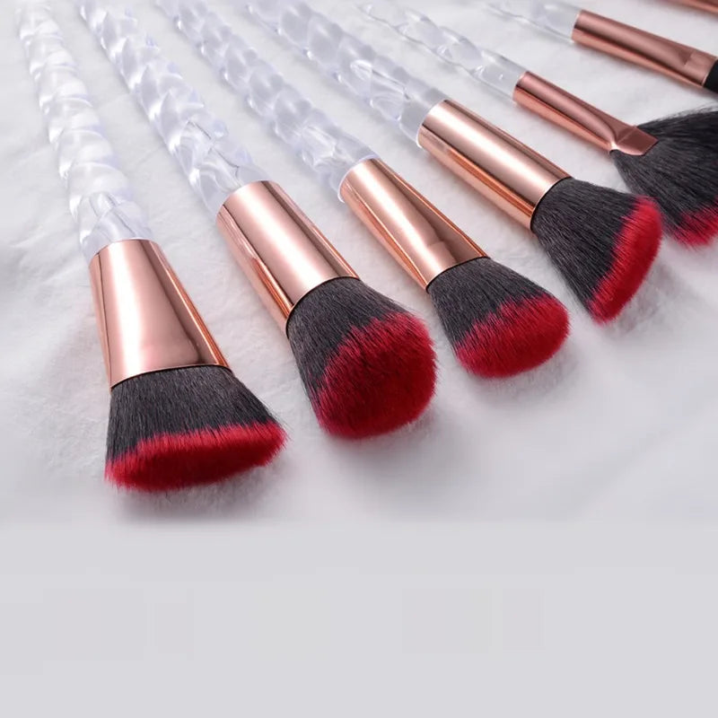 10 Pcs Unicorn Make Up Brush -  Glowcella